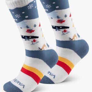 Kids ski socks - winter/Christmas design